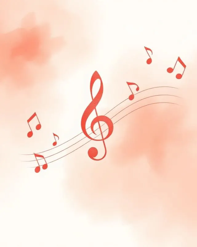 Abstract musical illustration